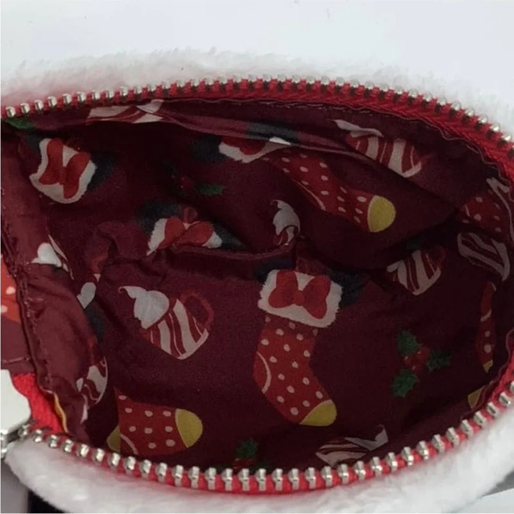 NWT Disney Loungefly Crossbody Minnie Mouse Stocking Bag Purse